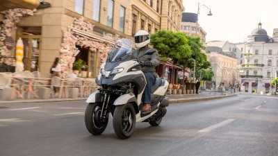 Yamaha bouwt de eerste scooter met een airbag